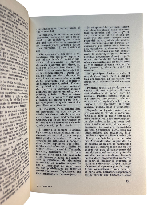 Capablanca – V. N. Panov