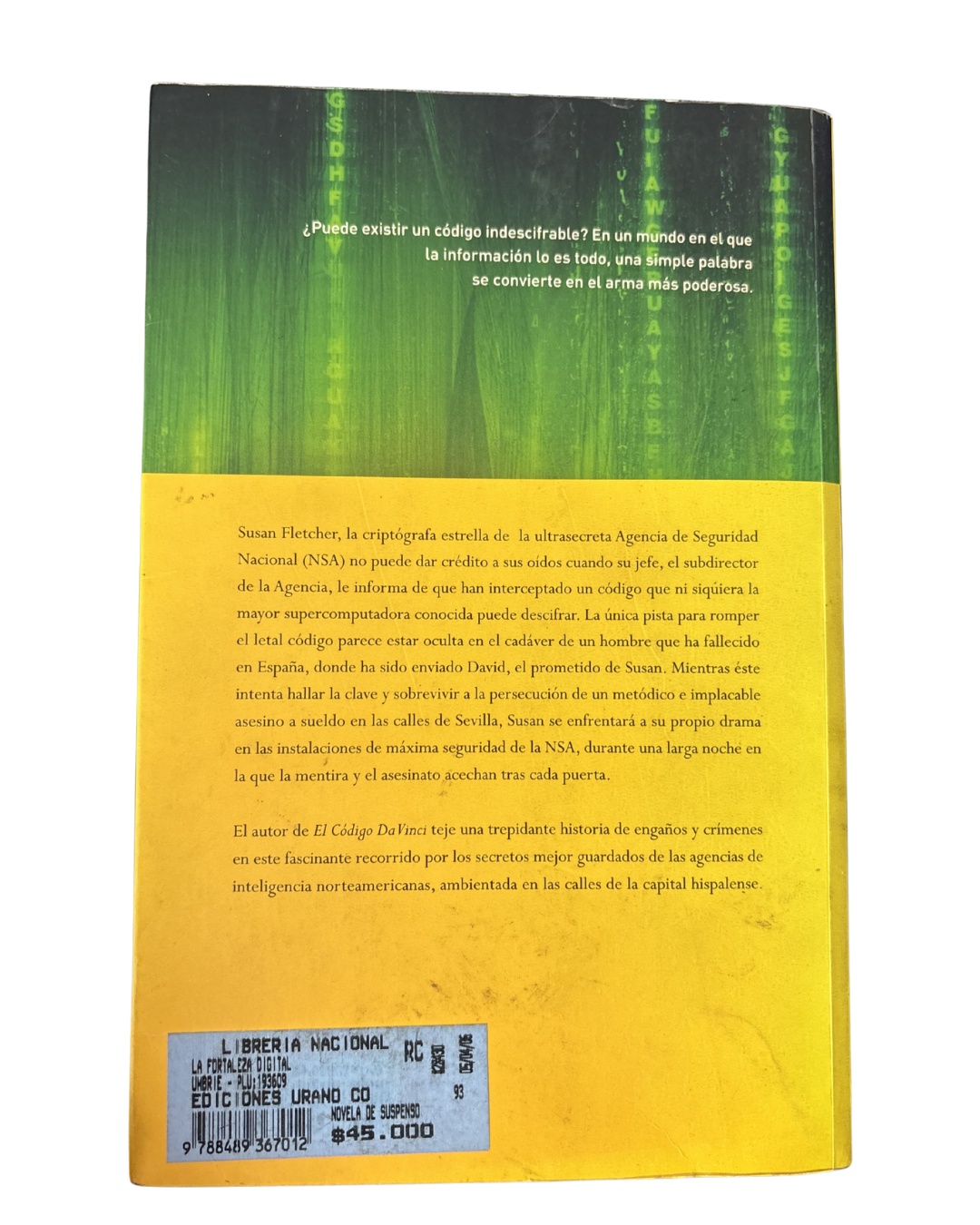 La fortaleza digital - Dan Brown