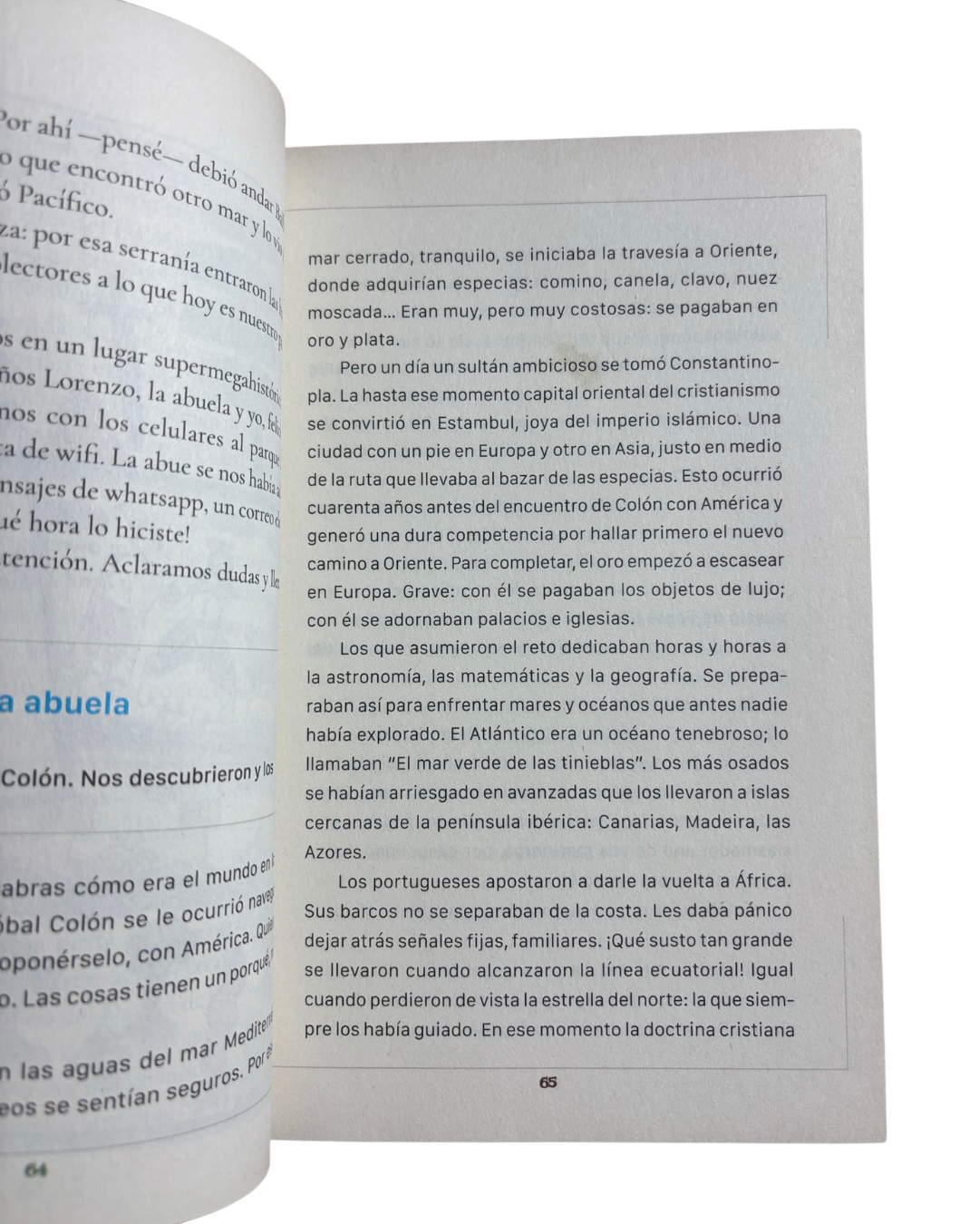 La historia, los viajes y la abuela - Pilar Lozano