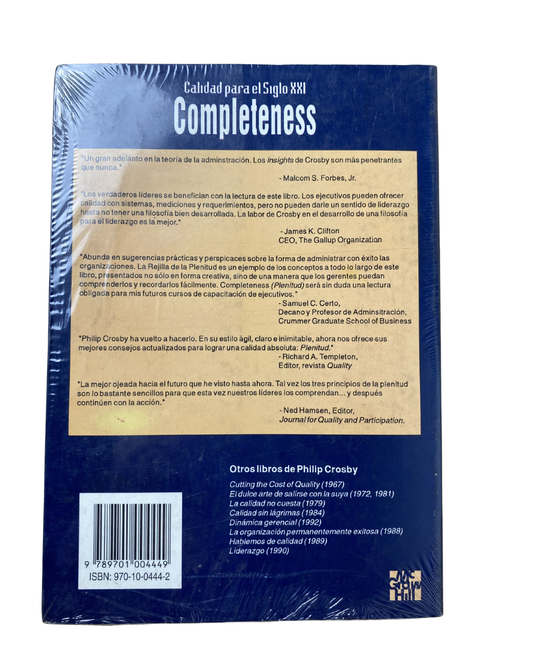 Completeness - Philip B. Crosby