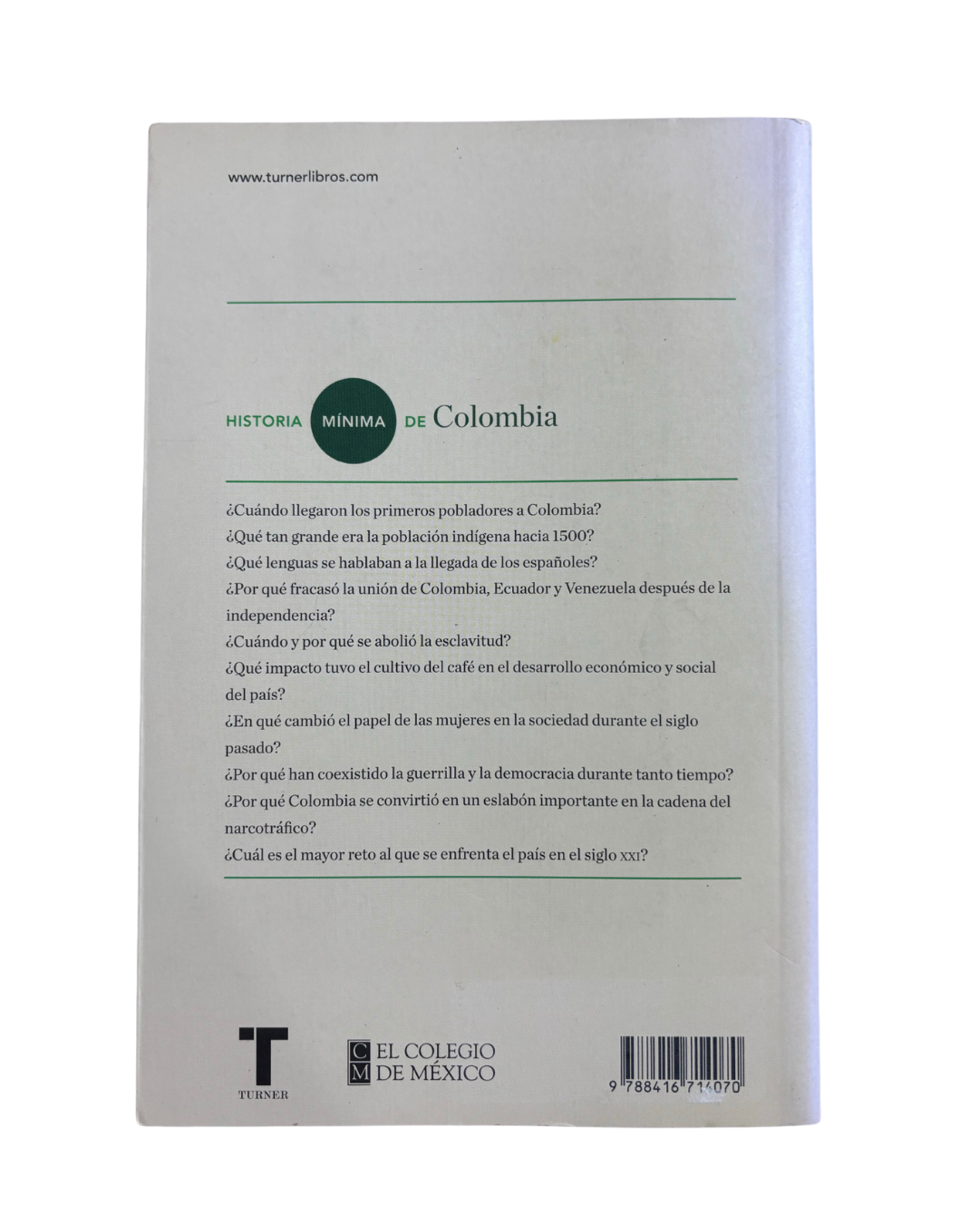 Historia mínima de Colombia - Jorge Orlando meló