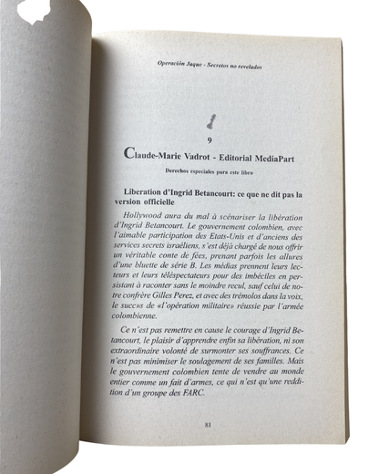 Operación jaque - J. G. Ortiz Abella