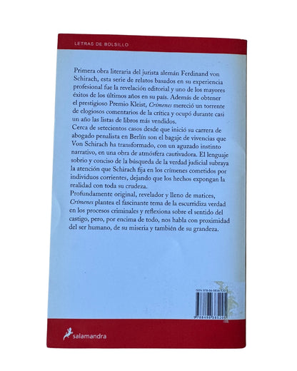 Crímenes - Ferdinand Von Schirach