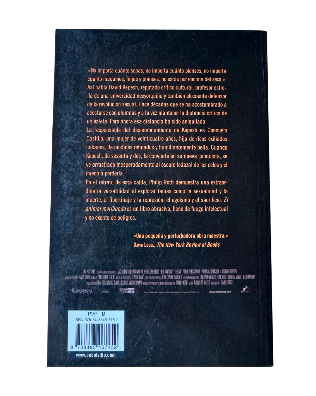 El Animal Moribundo - Philip Roth