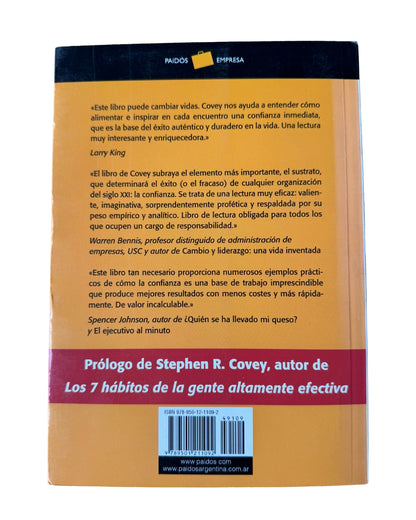 El Factor Confianza: El Valor Que Lo Cambia Todo - Stephen M. R. Covey