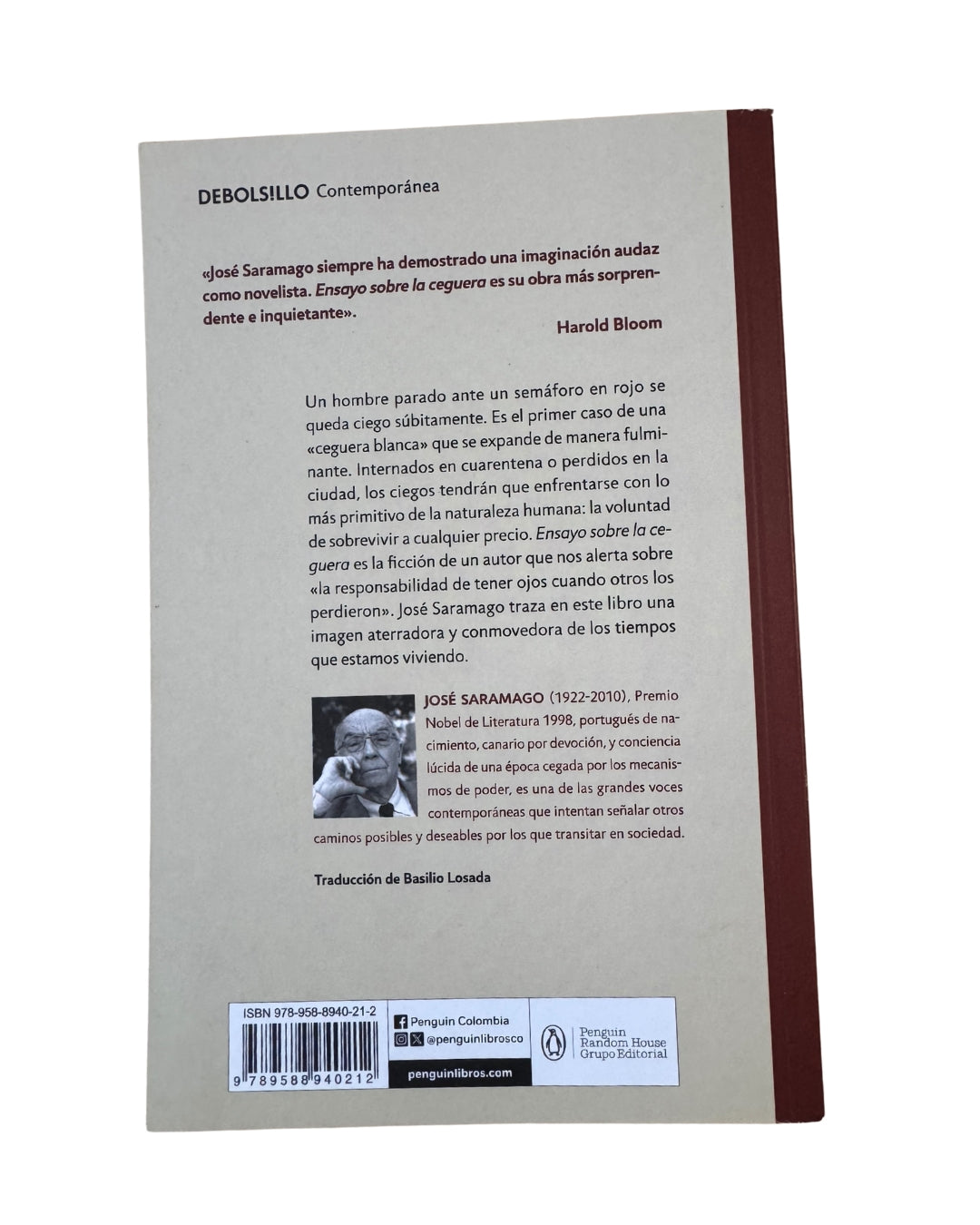 Ensayo Sobre La Ceguera - José Saramago