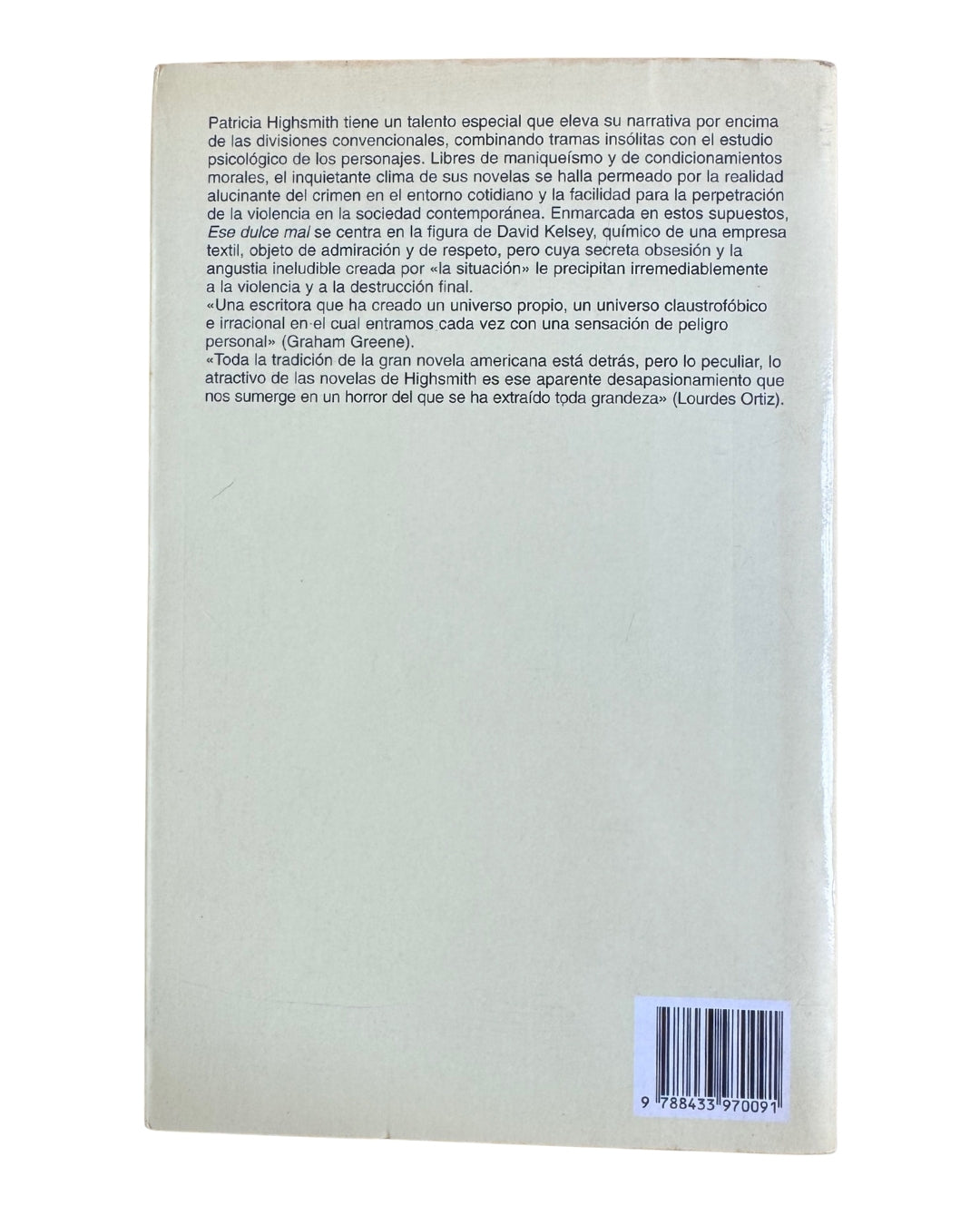 Ese Dulce Mal - Patricia Highsmith