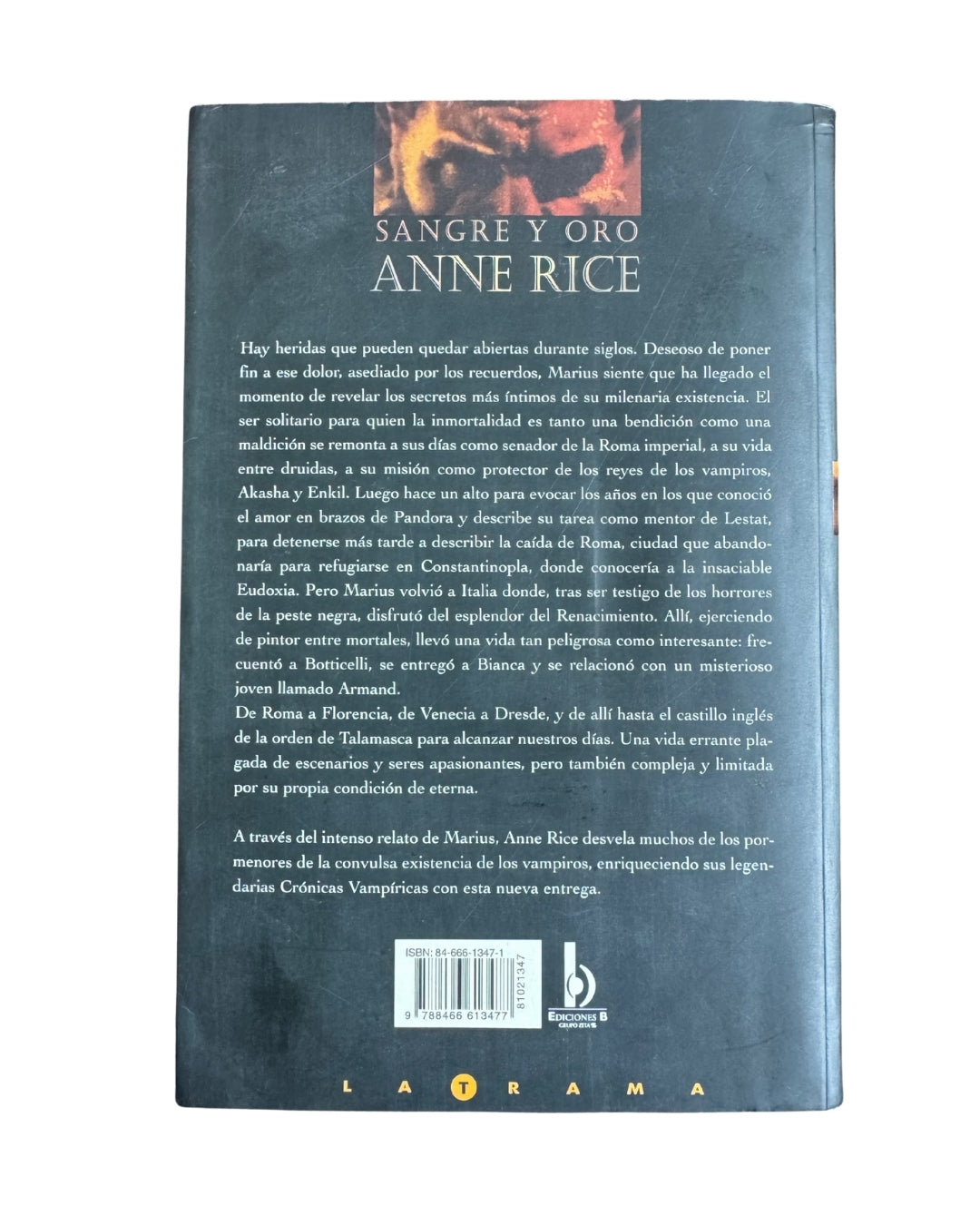 Sangre Y Oro (Crónicas Vampíricas VIII)- Anne Rice