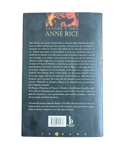Sangre Y Oro (Crónicas Vampíricas VIII)- Anne Rice