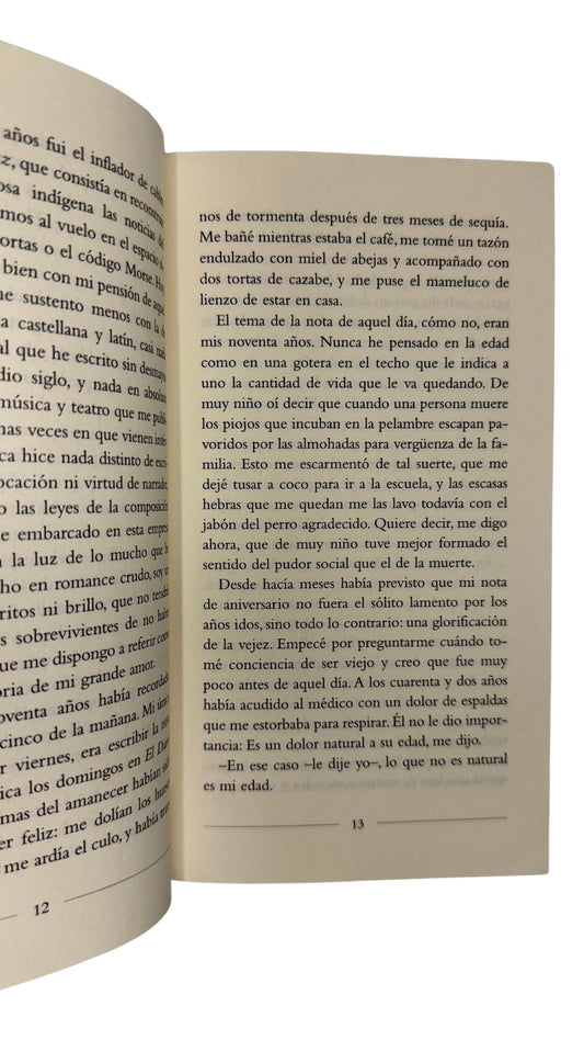 memorias de mis putas tristes, Gabriel García Márquez